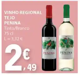 E.Leclerc VINHO REGIONAL TEJO PENINA promoção