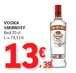 E.Leclerc Vodka SMIRNOFF RED • 70 cl promoção