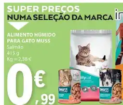 E.Leclerc Alimento Húmido para Gato Muss promoção