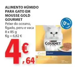 E.Leclerc Alimento Húmido para Gato em Mousse Gold Gourmet promoção