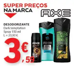 E.Leclerc Desodorante Axe Dark Temptation promoção
