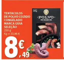 E.Leclerc Tentáculos de Polvo Cozido Congelado Marca Guia Seleção promoção