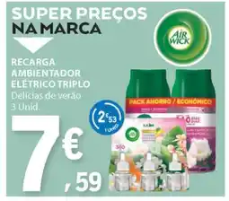 E.Leclerc RECARGA AMBIENTADOR ELÉTRICO TRIPLO promoção