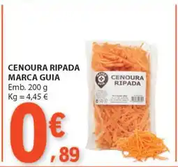 E.Leclerc Cenoura Ripada Marca Guia promoção