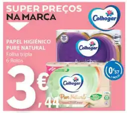 E.Leclerc Papel Higiénico Pure Natural promoção