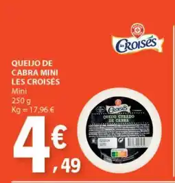 E.Leclerc Queijo de Cabra Mini Les Croisés promoção