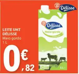 E.Leclerc LEITE UHT DÉLISSE promoção