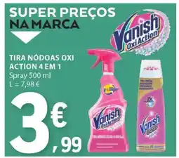 E.Leclerc Vanish Oxi Action 4 em 1 promoção