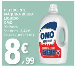 E.Leclerc DETERGENTE MÁQUINA ROUPA LÍQUIDO OMO promoção