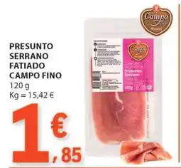 E.Leclerc Presunto Serrano Fatiado Campo Fino promoção
