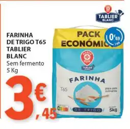 E.Leclerc Farinha de Trigo T65 Tablier Blanc promoção