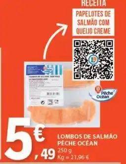 E.Leclerc Lombos de Salmão Pêche Océan promoção