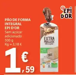 E.Leclerc Pão de Forma Integral Epi D'or promoção