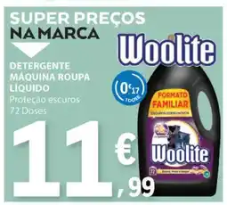 E.Leclerc Woolite Detergente Máquina Roupa Líquido promoção