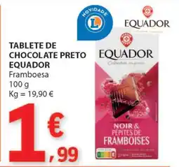 E.Leclerc TABLETE DE CHOCOLATE PRETO EQUADOR promoção