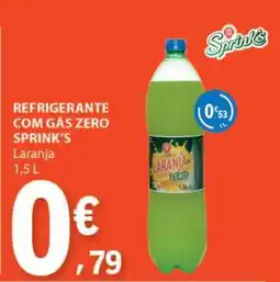 E.Leclerc Refrigerante com Gás Zero Sprink's Laranja promoção