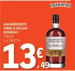 E.Leclerc Aguardente Vínica Velha Dorrão promoção