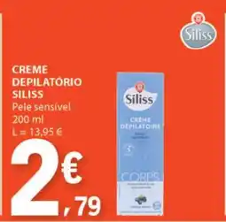 E.Leclerc CREME DEPILATÓRIO SILISS promoção