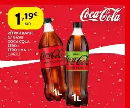 Spar Refrigerante c/ gás coca cola zero / zero lima promoção
