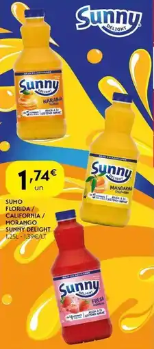 Spar SUMO FLORIDA / CALIFORNIA / MORANGO SUNNY DELIGHT promoção
