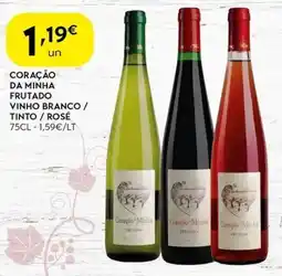 Spar Coração da minha frutado vinho branco/ tinto / rosé promoção