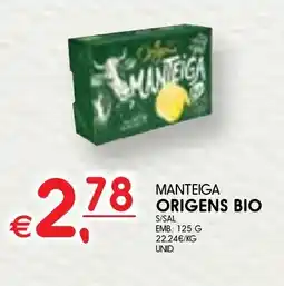Meu Super Manteiga origens bio s/sal promoção