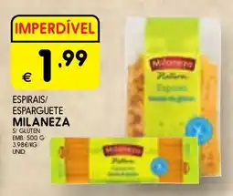 Meu Super Espirais/ esparguete milaneza s/ glúten promoção