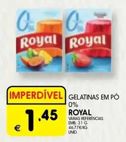 Meu Super Gelatinas em pó 0% royal promoção