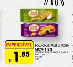 Meu Super Bolachas fruit & form mcvitie's promoção