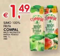 Meu Super Sumo 100% fruta compal promoção