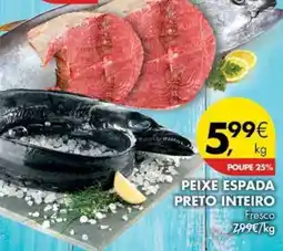 Pingo Doce Peixe Espada Preto Inteiro promoção