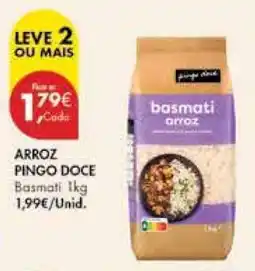 Pingo Doce Arroz Pingo Doce Basmati 1kg promoção
