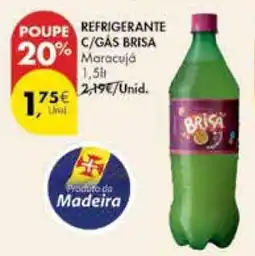 Pingo Doce Refrigerante C/Gás Brisa Maracujá promoção