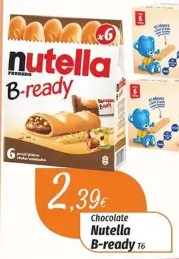 Miranda Supermercados Chocolate Nutella B-ready T6 promoção