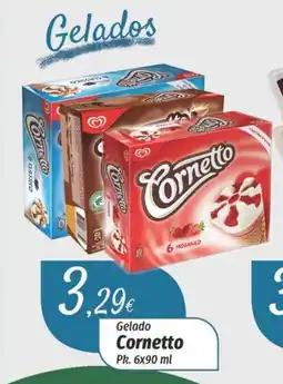 Miranda Supermercados Gelado Cornetto promoção