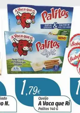 Miranda Supermercados Queijo A Vaca que Ri Palitos promoção