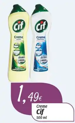Miranda Supermercados Creme Cif promoção