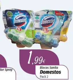 Miranda Supermercados Blocos Sanita Domestos Pack 2 promoção