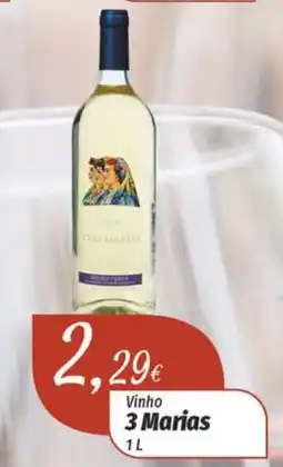Miranda Supermercados Vinho 3 Marias promoção