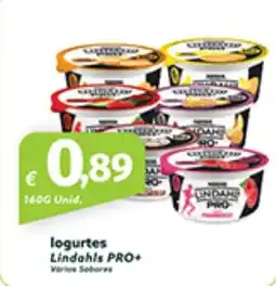 Roque Supermercados logurtes Lindahls PRO+ Varios Sabores promoção
