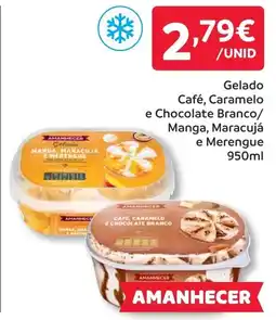Amanhecer Gelado Café, Caramelo e Chocolate Branco/ Manga, Maracujá e Merengue promoção