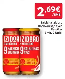 Amanhecer Salsicha Izidoro Bockwurst/Aves Familiar promoção