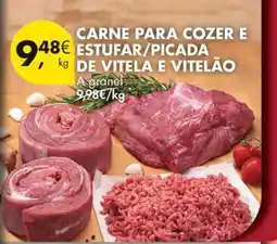 Pingo Doce CARNE PARA COZER E ESTUFAR/PICADA DE VITELA E VITELÃO promoção
