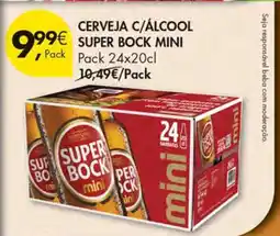 Pingo Doce CERVEJA C/ALCOOL SUPER BOCK MINI promoção