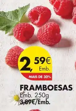 Pingo Doce Framboesas promoção