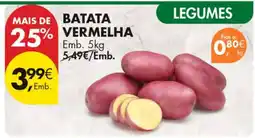 Pingo Doce Batata Vermelha promoção