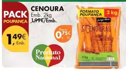 Pingo Doce Cenoura promoção