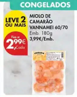 Pingo Doce Miolo de Camarão Vannamei 60/70 promoção