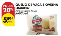 Pingo Doce Queijo de Vaca e Ovelha Limiano promoção