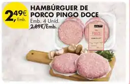 Pingo Doce Hambúrguer de Porco Pingo Doce promoção